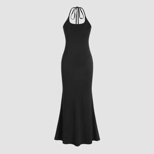 Black Halter Dress